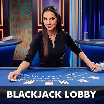 Blackjack Lobby — casino en vivo Juega Con El King